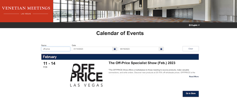 Venetian expo electric order off-price